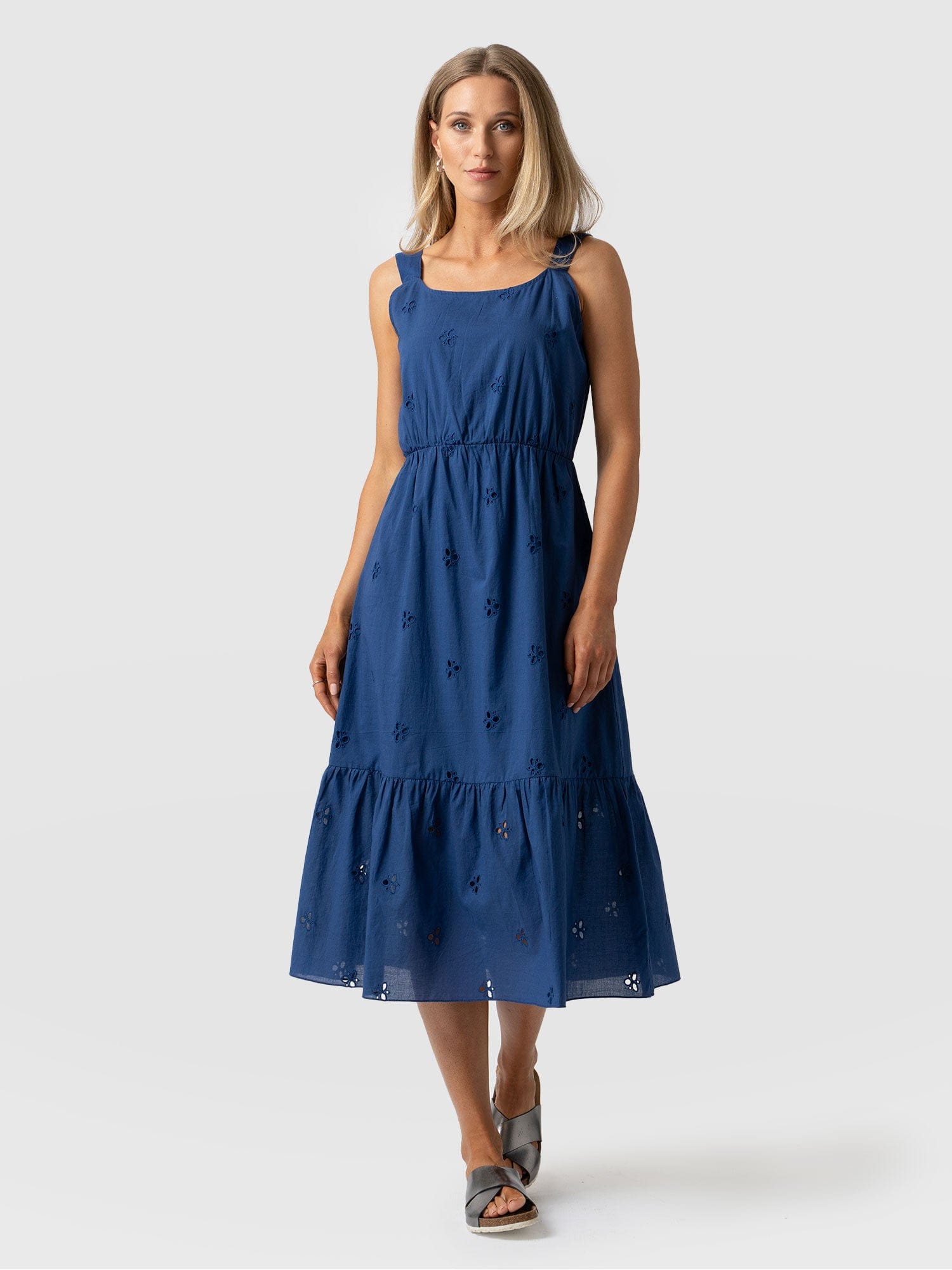 Serena Dress - Navy